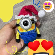 Patrón Móc Len Minion Giáng Sinh Một Mắt