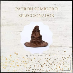 Patrón Móc Len Nón Nhà Phù Thủy Harry Potter
