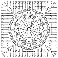 Patrones de crochet para bolsos y carteras con diseños florales circulares