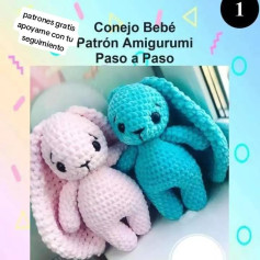 Patrones Gratis Conejo Bebé Amigurumi Paso a Paso