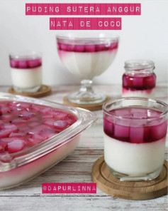 Puding Sutera Anggur Nata De Coco