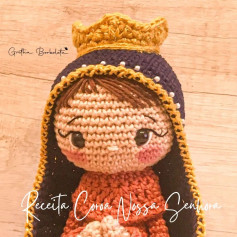 Receita Coroa Nossa Senhora: Tutorial Completo Móc Len Búp bê