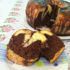 Receita de Bolo Mesclado com Chocolate: Ingredientes e Modo de Preparo