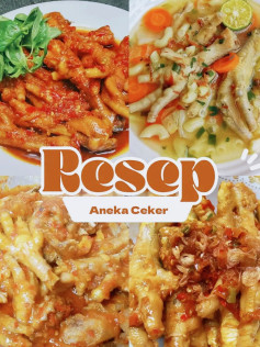 Resep Aneka Ceker: Mercon, Sup Makaroni, Rica-Rica & Balado