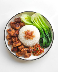 Resep Ayam Panggang Rempah dan Sambal Bawang Simpel
