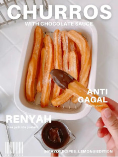 Resep Churros Renyah Anti Gagal dengan Saus Cokelat, Tanpa Oven
