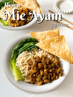 Resep Mie Ayam Jamur: Bumbu Halus, Dada Ayam, dan Jamur Kancing