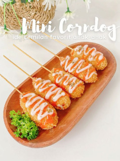 Resep Mini Corndog: Ide Cemilan Favorit Anak-anak dengan Sosis Mini dan Breadcrumb