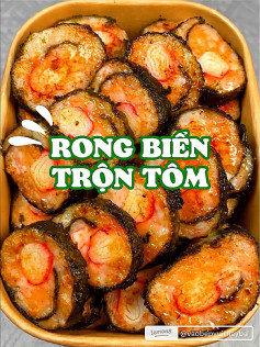 Rong biển trộn tôm: Cách làm món ăn vặt ngon, chiên giòn rụm