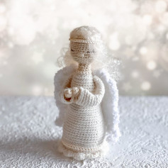 Рождественский ангел амигуруми: схема вязания крючком, материалы и пошаговая инструкция