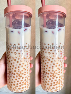 Sago sữa tươi táo đỏ, kỷ tử và long nhãn bổ dưỡng