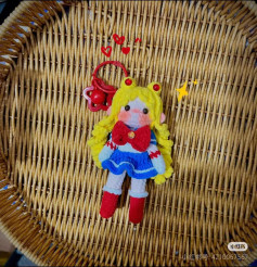 Sailor Moon Amigurumi Crochet Doll Keychain Pattern