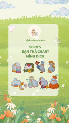 Series Chart Móc Len Vịt: Làm Việc và Nghỉ Ngơi