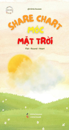 Share Chart Móc Mặt Trời: Flat, Round và Heart kèm Kí hiệu