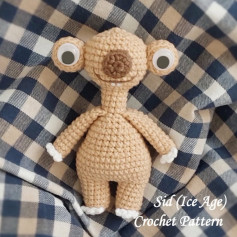 Sid (Ice Age) Crochet Pattern: Complete Amigurumi Doll Tutorial by Iryna Zubova
