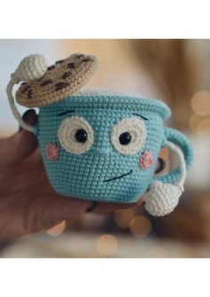 Схема вязания амигуруми кружка с печеньем: пошаговая инструкция