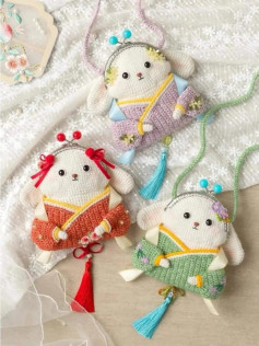 Схема вязания сумочки Зайка в традиционном стиле