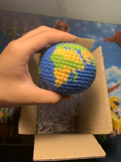 Sơ đồ móc len Trái Đất - Hướng dẫn từng hàng