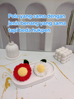 So sánh kích thước hoa cúc móc len Milkcatton với kim 2.5mm và 3mm