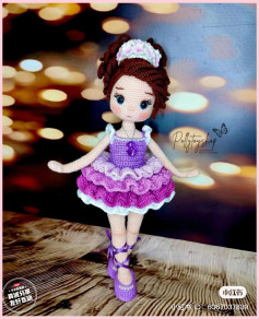 Sofia Amigurumi Doll Crochet Pattern Tutorial