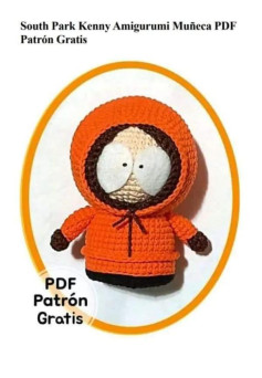 South Park Kenny Amigurumi Muñeca PDF Patrón Gratis