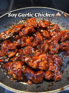 Soy Garlic Chicken Recipe with Marinated Fillet