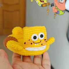 SpongeBob SquarePants Coaster Crochet Pattern Chart