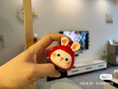 Strawberry Rabbit Amigurumi Crochet Pattern