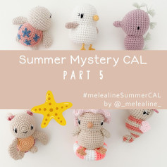 Summer Mystery CAL Part 5 - Free Crochet Amigurumi Pattern by Melealine