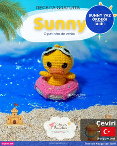 Sunny Yaz Ördeği Amigurumi Tarifi - Küçük Patik Motosiklet