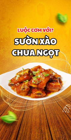 Sườn Xào Chua Ngọt - Món Ăn Ngon Luộc Cơm Với Thịt Sườn Non