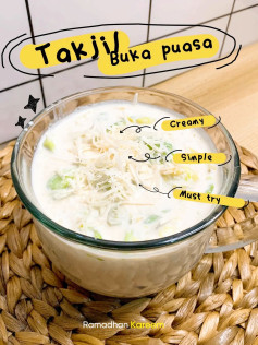 Takjil Buka Puasa: Es Alpukat Nata de Coco, Món tráng miệng thanh mát và béo ngậy cho ngày Ramadan