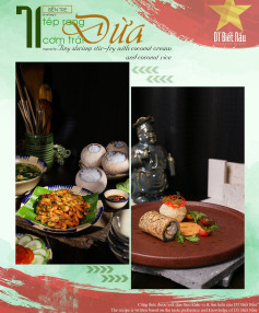 Tép rang dừa và cơm trái dừa đặc sản Bến Tre