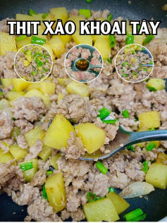 Thịt Xào Khoai Tây: Cách Làm Món Ngon Đơn Giản, Chiên Vàng Khoai Tây Và Xào Thịt Với Gia Vị