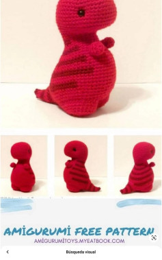 Timothy T-Rex Amigurumi Free Pattern