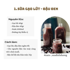 Tổng hợp 5 công thức làm sữa hạt dinh dưỡng: Gạo lứt, óc chó, hạnh nhân và bí xanh