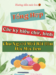 Tổng hợp bảng ký hiệu chữ và hình móc len cơ bản cho người mới bắt đầu