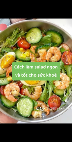 Tổng hợp cách làm các món salad ngon và tốt cho sức khỏe, tim mạch