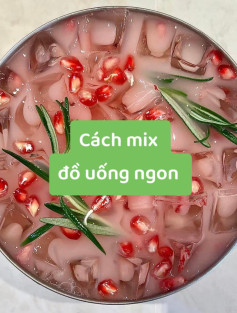 Tổng hợp cách mix đồ uống ngon: Yakult lựu, Rượu vang đỏ trái cây và Yakult cam