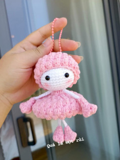 Tổng hợp Chart móc len: Búp bê thỏ, Ếch miệng rộng và búp bê đeo mũ