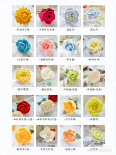 Tổng hợp chart móc len các loại hoa đẹp