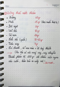 Tổng hợp công thức nấu ăn: Sốt Thái, nước chấm và muối chấm hải sản