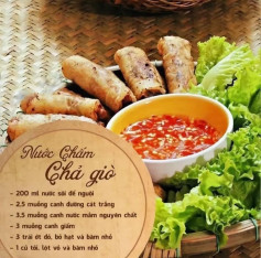 Tổng hợp công thức nước chấm Việt Nam: Chả giò, Gỏi, Tỏi ớt, Bánh cuốn và Hải sản