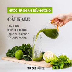 Tổng hợp công thức nước ép ngăn tiểu đường từ rau củ quả tươi ngon của True Juice
