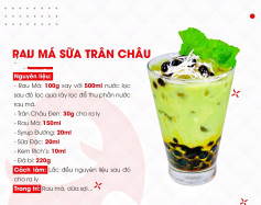 Tổng hợp công thức nước ép rau má mix: Rau má trân châu, dưa leo, ổi, táo và dứa