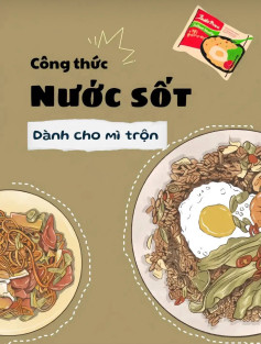 Tổng hợp công thức nước sốt mì trộn ngon tuyệt