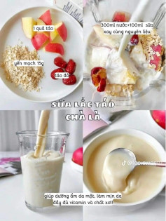 Tổng hợp công thức sinh tố healthy: táo chà là, thanh long chuối, việt quất, mè đen và dưa chuột xà lách