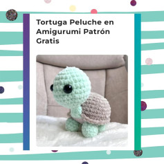 Tortuga Peluche en Amigurumi Patrón Gratis