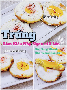 Trứng ốp la bắp cải siêu ngon, món ăn sáng nhanh cho team giảm cân