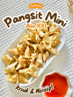 Tutorial Cách Làm Pangsit Mini Ala XXI Giòn Rụm